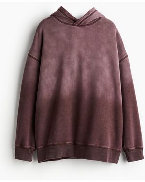 H&M Oversized Capuchonsweater - Bruin
