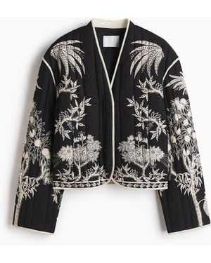 H&M Steppjacke - Schwarz