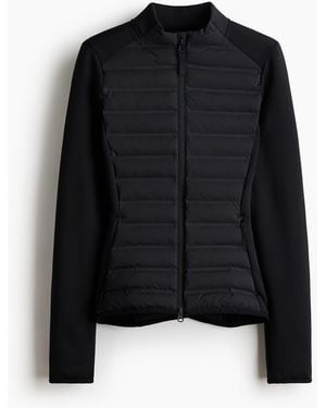 H&M Gewatteerd Hybridejack Met Thermomove - Zwart