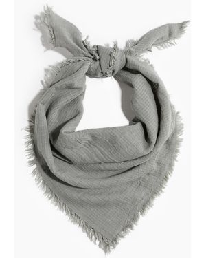 H&M Halstuch aus Baumwolle - Grau
