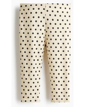 H&M Bedruckte Caprihose - Weiß