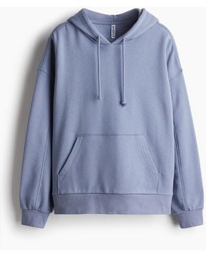 H&M Oversized Hoodie - Blau