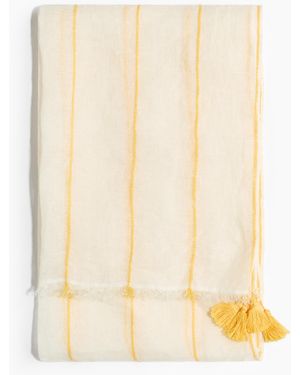 H&M Leinenschal - Natur