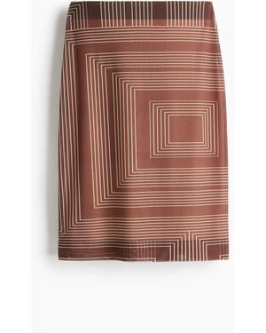 H&M Jupe aus Mesh - Braun
