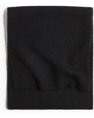 H&M Breiter Wollschal - Schwarz