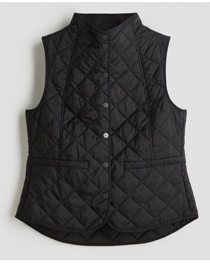 H&M Gesteppte Reitweste - Schwarz