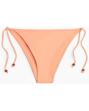 H&M Tie-Tanga Bikinihose - Pink