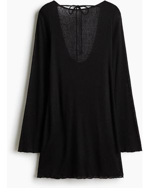 H&M Mini-Strandkleid - Schwarz