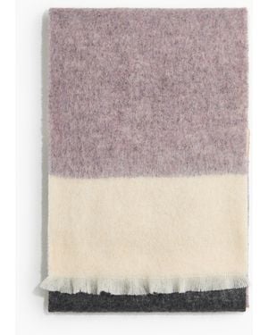 H&M Breiter Schal - Grau