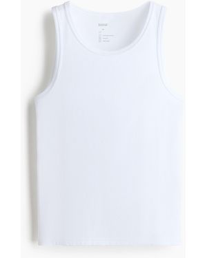 H&M Cooling Tanktop in Regular Fit - Weiß