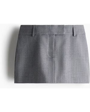 H&M Minijupe - Grau