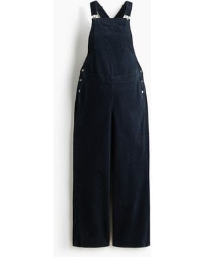 H&M Mama Salopette Van Katoenen Corduroy - Blauw