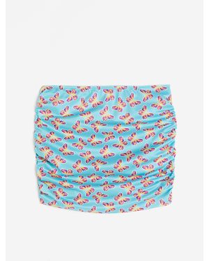 H&M Badejupe mit Raffungen - Blau
