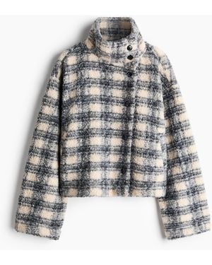 H&M Teddy Jack Met Opstaande Kraag - Meerkleurig