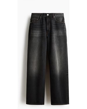 H&M Baggy Jeans - Schwarz