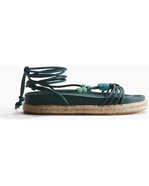 H&M Riemen-Espadrilles - Grün
