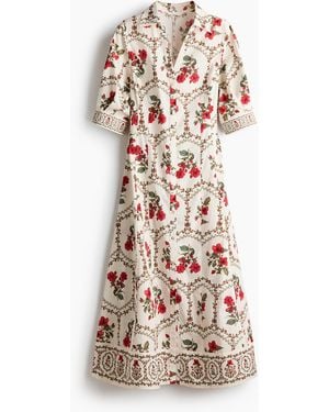 H&M Overhemdjurk Van Popeline - Wit