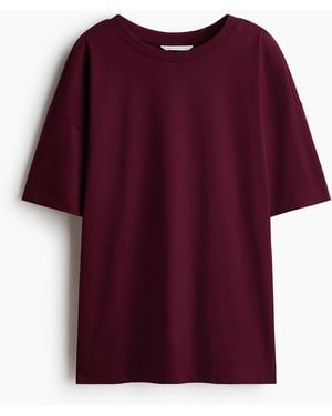 H&M Oversized T-Shirt - Rot