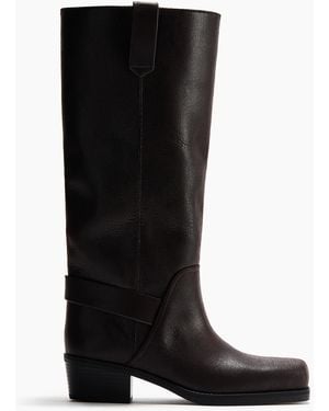 H&M Kniehohe Stiefel - Schwarz
