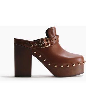 H&M Heeled platform clogs - Braun