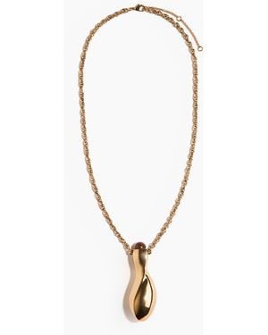 H&M Halskette mit Anhänger - Braun