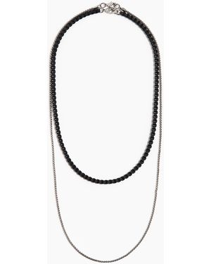 H&M 2er-Pack Halsketten - Weiß