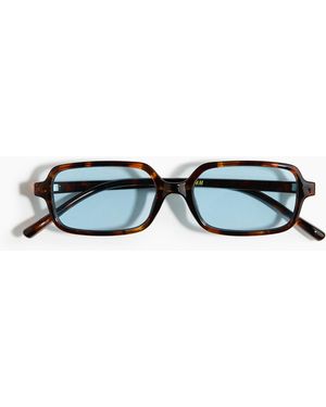 H&M Zonnebril Met Rechthoekige Glazen - Blauw