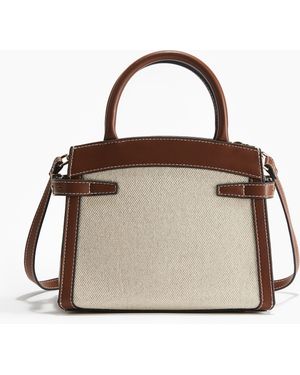 H&M Crossbody-Tasche aus Canvas - Weiß