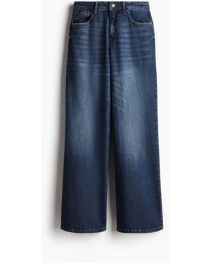 H&M Good Ease Relaxed Jeans - Blau