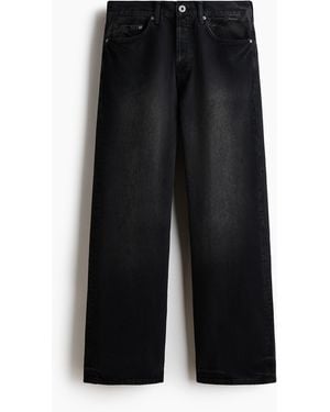 H&M Loose Jeans - Schwarz