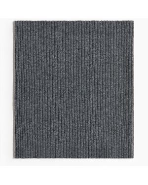 H&M Gerippter Schlauchschal - Grau