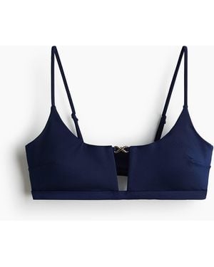 H&M Padded bikini top - Blau