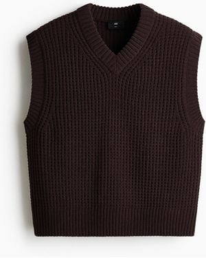 H&M Pullunder in Regular Fit - Schwarz