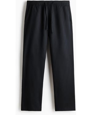 H&M Lyocell Broek - Zwart