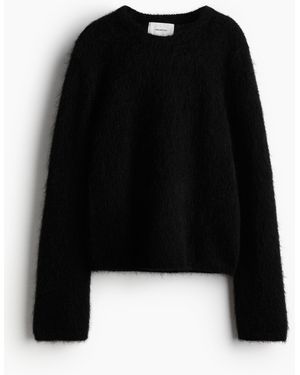 H&M Pullover aus Mohairmix - Schwarz