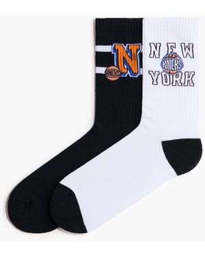 H&M 2er-Pack Socken - Schwarz