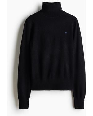 H&M Pullover mit Rollkragen - Schwarz