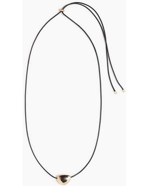 H&M Kordelkette mit Anhänger - Weiß