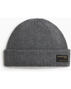 H&M Gerippte Beanie - Grau