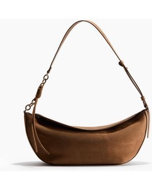 H&M Umhängetasche mit Zipper-Detail - Weiß