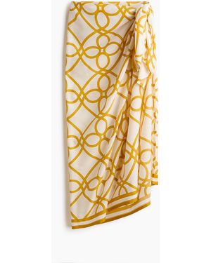 H&M Bedruckter Strandpareo - Mettallic