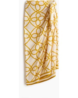 H&M Bedruckter Strandpareo - Mettallic