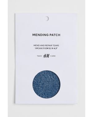 H&M Denim-Flicken - Blau