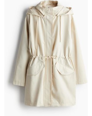 H&M Oversized Parka mit Kapuze - Natur