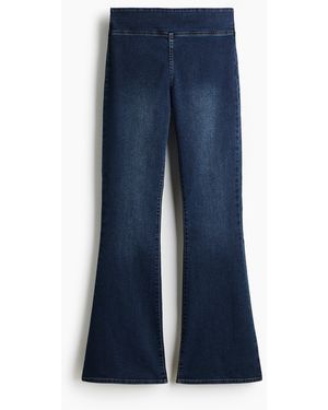 H&M High Flared Jeggings - Blau