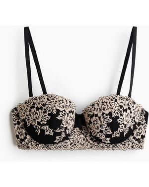H&M Balconette-BH aus Spitze - Schwarz