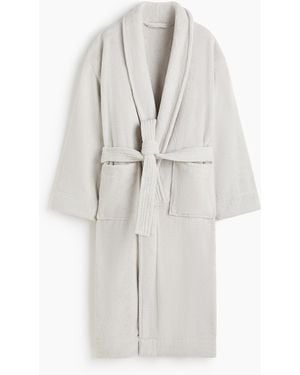 H&M Ochtendjas Van Egyptisch Katoen - Wit