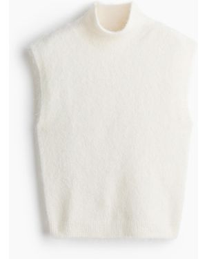H&M Slip-over Met Turtleneck - Wit