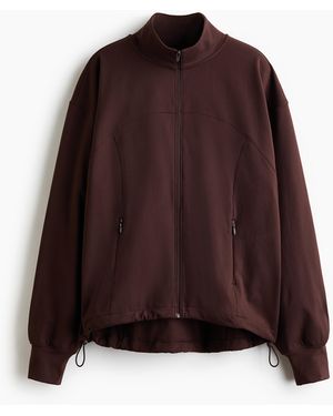 H&M Sportive Trainingsjacke mit SoftMove - Braun
