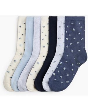 H&M 7er-Pack Socken - Blau